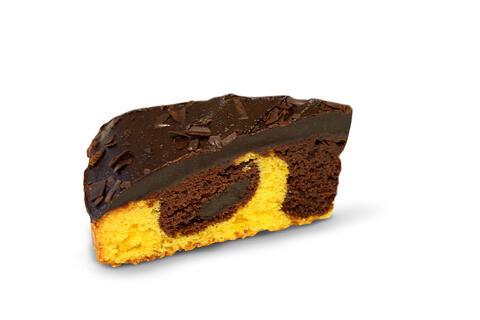 CHOCO & ORANGE SWIRL DOME CAKE
