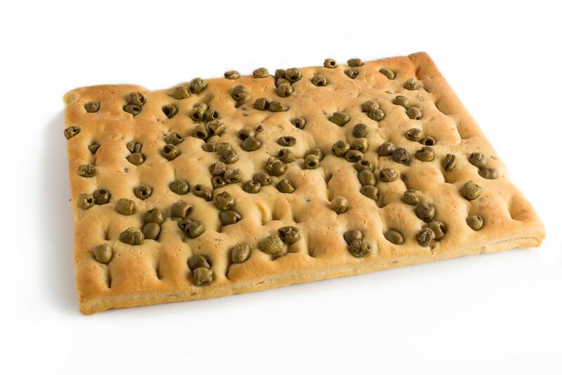 Focaccia with olives