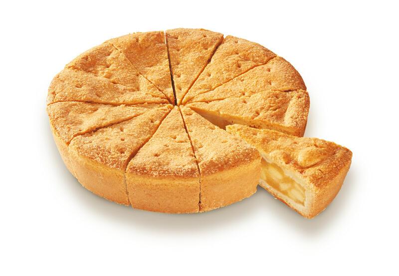 Lidded apple pie with sugar crust (12P)