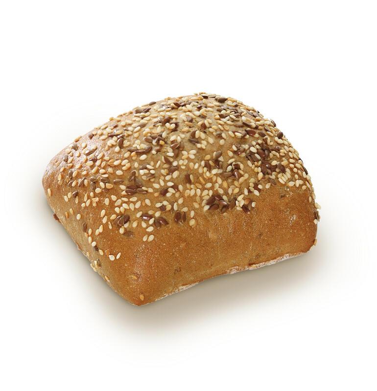 Banquet d'Or® - Bruin meergranen carré broodje (doos 100x85 G) B687