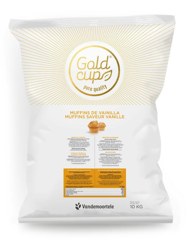 GOLD CUP® MIX EN POLVO MUFFIN VAINILLA