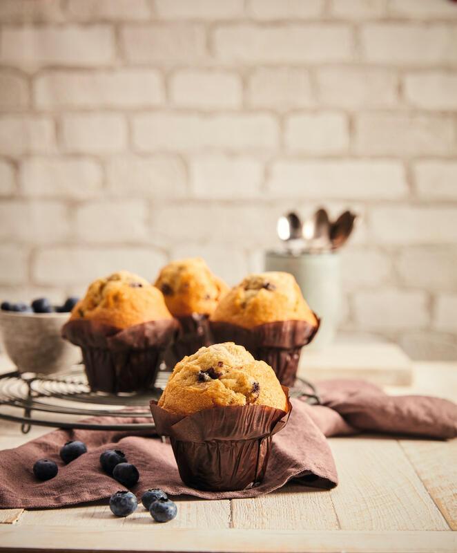 Muffin mit Blaubeergeschmack