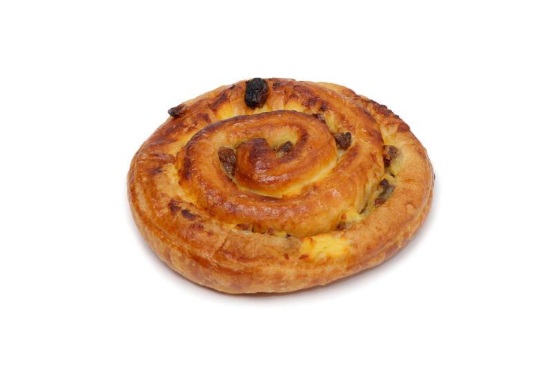 Danish Whirl with sultanas and butter