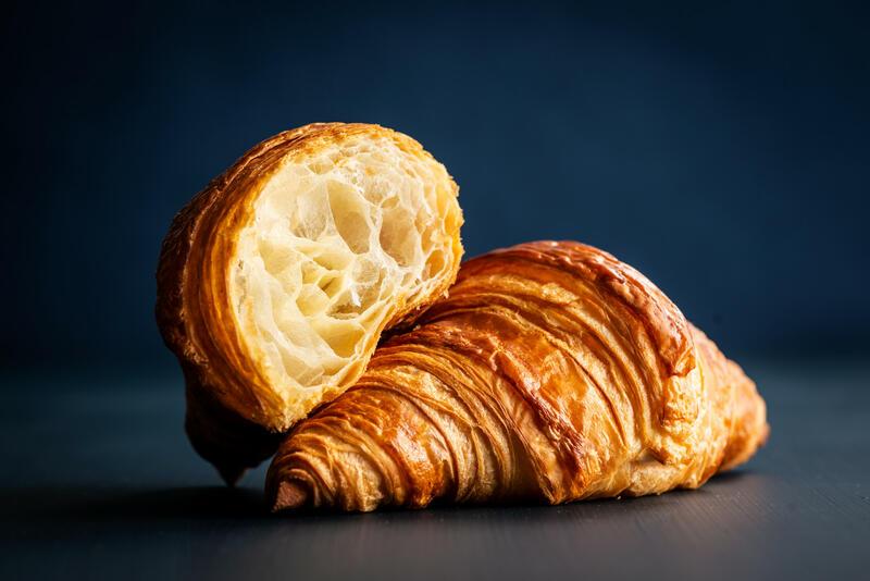 Straight butter croissant