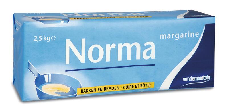 Norma bak- en braadmargarine 2,5 Kg