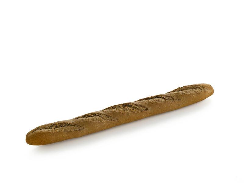 Baguette with seeds and grains