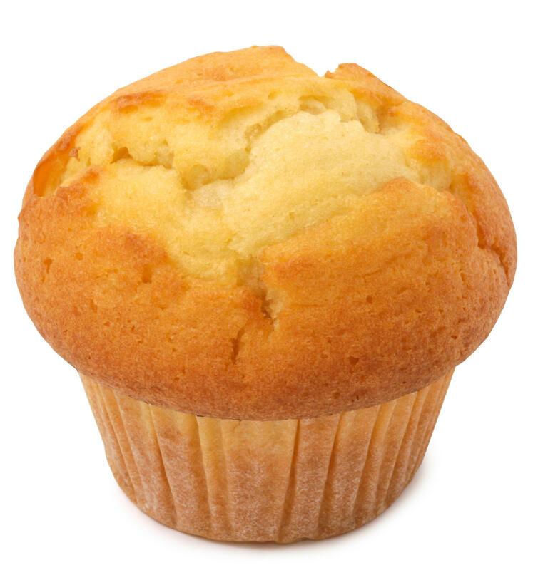 Muffin mit Vanillegeschmack