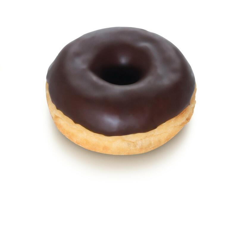 Mini donut with chocolate flavour
