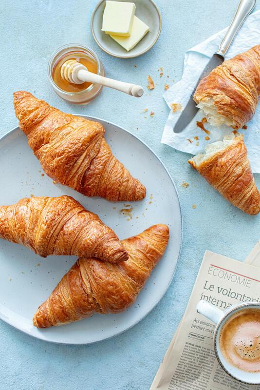 Straight butter croissant, preproved