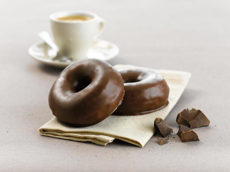 Chocolate Donut with Belgian Chocolate coating 
