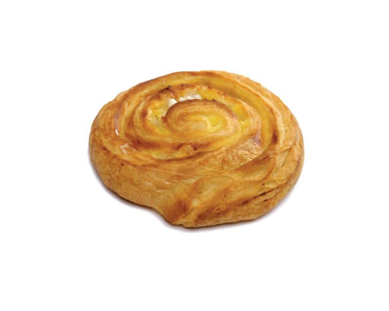 Preproved Danish whirl with nibbed sugar