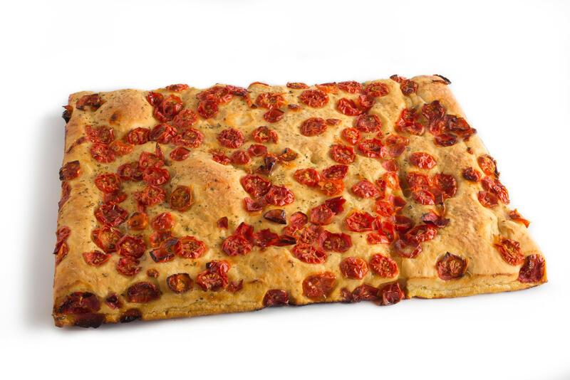 Focaccia with cherry tomatoes